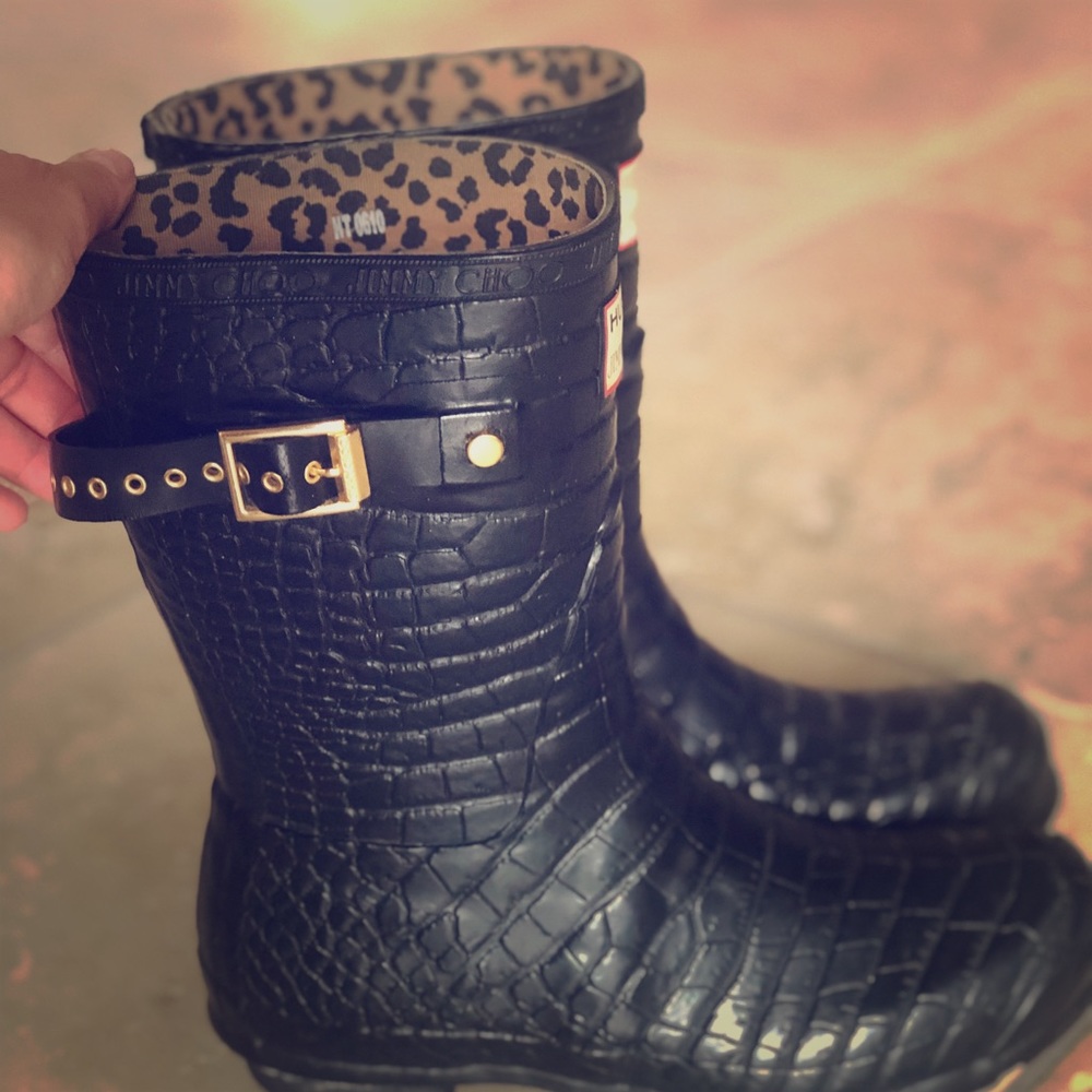Women's Jimmy Choo Hunter Rainboot size 7